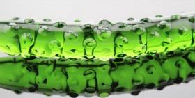 Фаллоимитатор зеленый, стекло